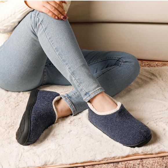 Ultra Ideas Shoes - Ultra ideas -House Slippers with Memory Foam and Anti-Skid Rubber Sole